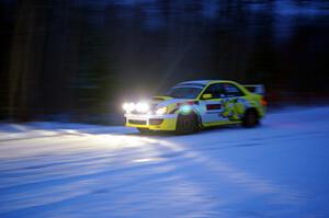 Mark Williams / Ben Peterson Subaru WRX STi on SS3.