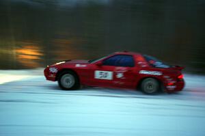 Al Dantes, Jr. / Brandon Snyder Mazda RX-7 Turbo on SS3.