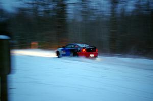 Paul Johansen / Susi Little Hyundai Tiburon on SS3.