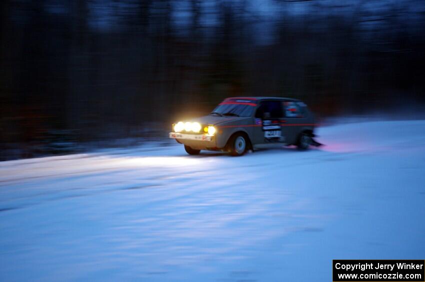 Adam VanDamme / Terry Verbrigghe VW Rabbit on SS3.