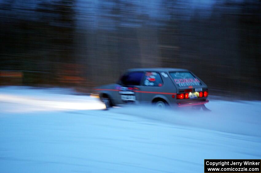 Adam VanDamme / Terry Verbrigghe VW Rabbit on SS3.