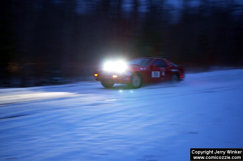 Al Dantes, Jr. / Brandon Snyder Mazda RX-7 Turbo on SS3.