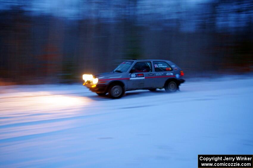 Elwood Niemi, Jr. / Marty Passuello VW GTI on SS3.