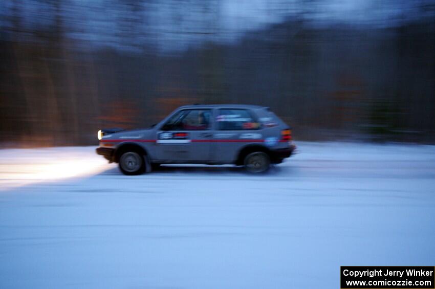 Elwood Niemi, Jr. / Marty Passuello VW GTI on SS3.