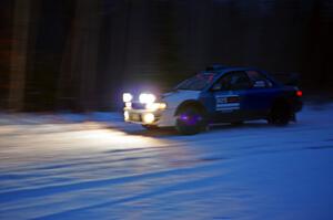 Tyler Matalas / Ian Hoge Subaru Impreza on SS3.