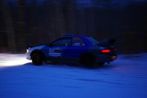 Tyler Matalas / Ian Hoge Subaru Impreza on SS3.