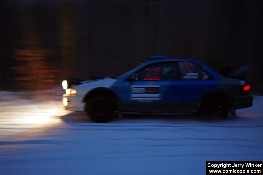 Tyler Matalas / Ian Hoge Subaru Impreza on SS3.