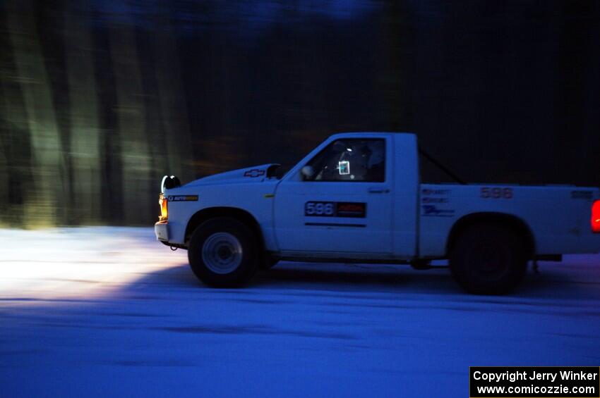 Scott Parrott / Ian Holmes Chevy S-10 on SS3.