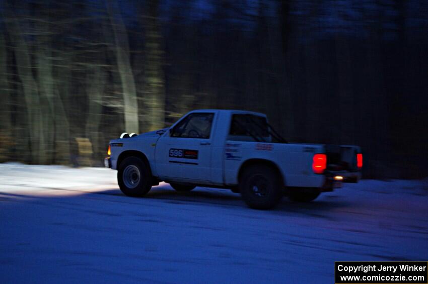 Scott Parrott / Ian Holmes Chevy S-10 on SS3.