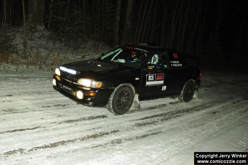 Jacob Kohler / Zach Houliston Subaru Impreza on SS4.