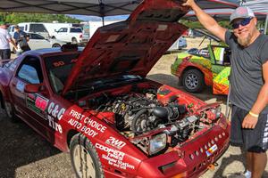 Al Dantes, Jr. / R.J. Kassel Mazda RX-7 LS before the event.