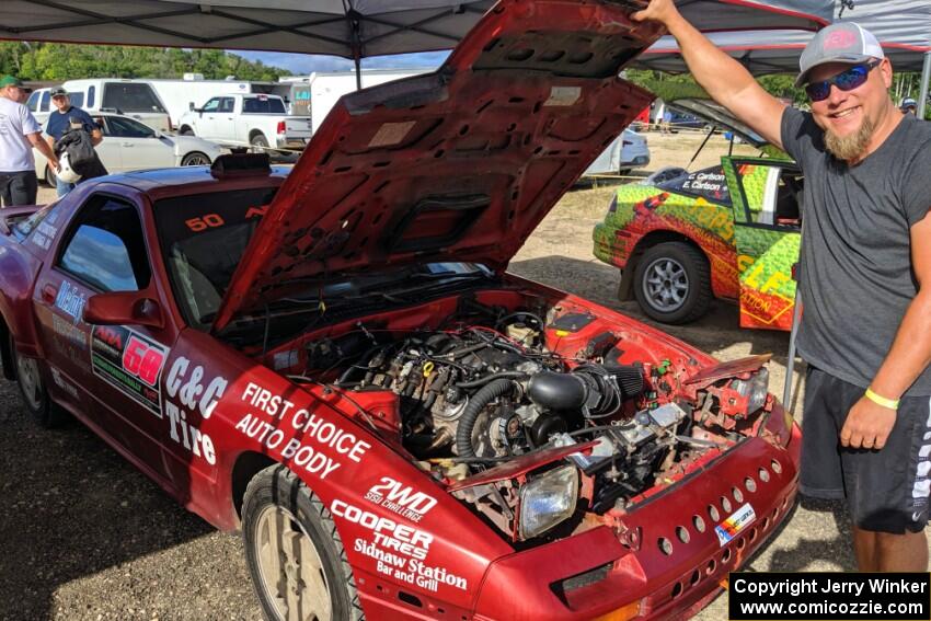 Al Dantes, Jr. / R.J. Kassel Mazda RX-7 LS before the event.