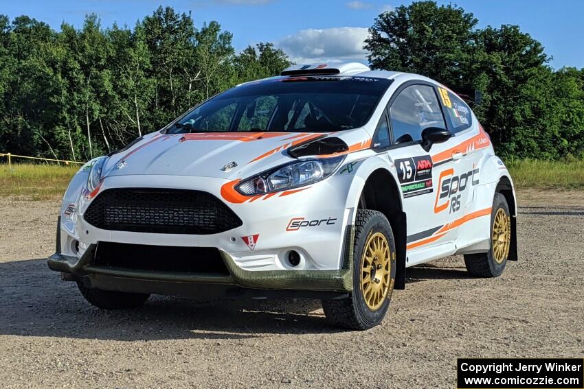 Frank Cunningham / Martin Brady Ford Fiesta before the event.