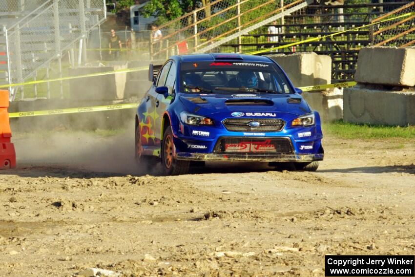 David Higgins / Craig Drew Subaru WRX STi  on SS1.