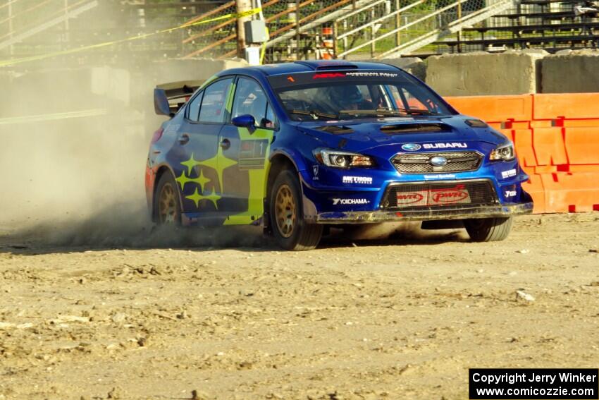 David Higgins / Craig Drew Subaru WRX STi  on SS1.