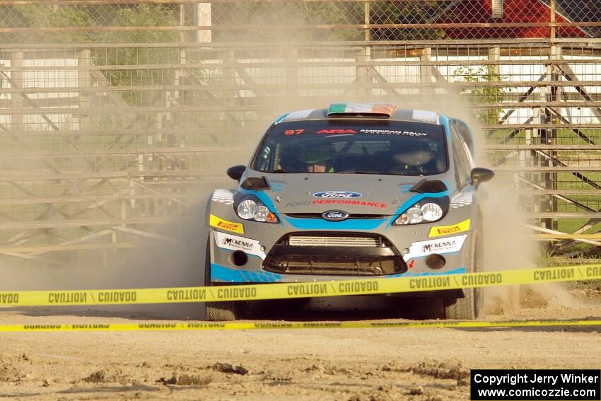 Barry McKenna / Andrew Hayes Ford Fiesta RS on SS1.