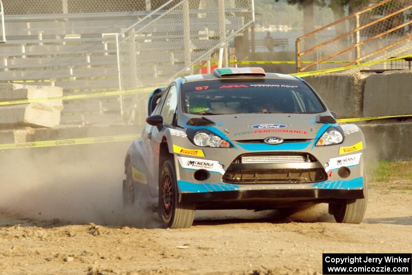 Barry McKenna / Andrew Hayes Ford Fiesta RS on SS1.