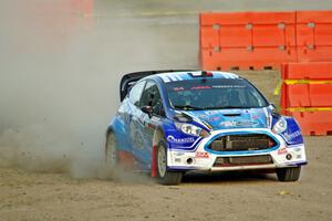 Piotr Fetela / Dominik Jozwiak Ford Fiesta on SS1.