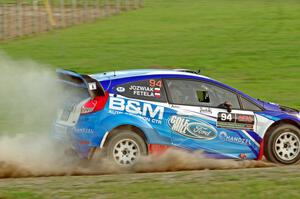 Piotr Fetela / Dominik Jozwiak Ford Fiesta on SS1.