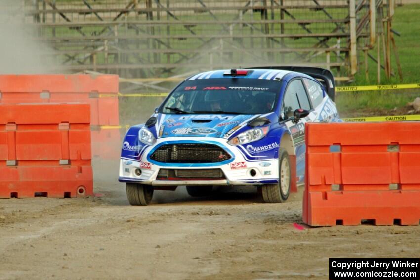 Piotr Fetela / Dominik Jozwiak Ford Fiesta on SS1.