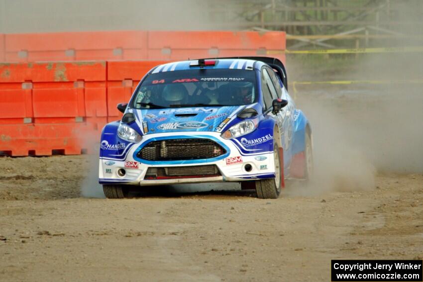 Piotr Fetela / Dominik Jozwiak Ford Fiesta on SS1.