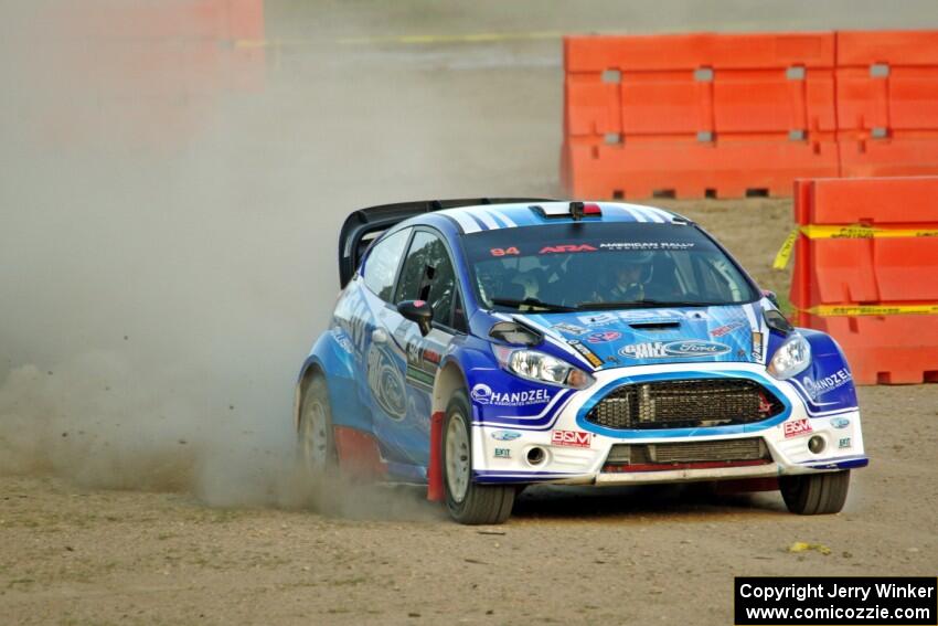 Piotr Fetela / Dominik Jozwiak Ford Fiesta on SS1.