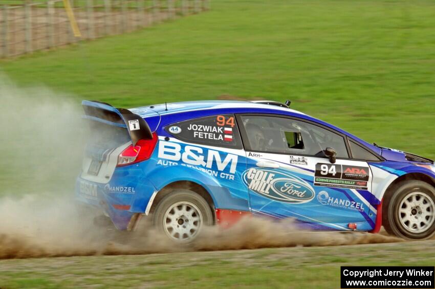 Piotr Fetela / Dominik Jozwiak Ford Fiesta on SS1.