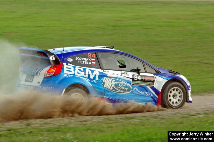 Piotr Fetela / Dominik Jozwiak Ford Fiesta on SS1.