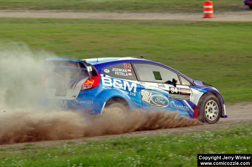 Piotr Fetela / Dominik Jozwiak Ford Fiesta on SS1.