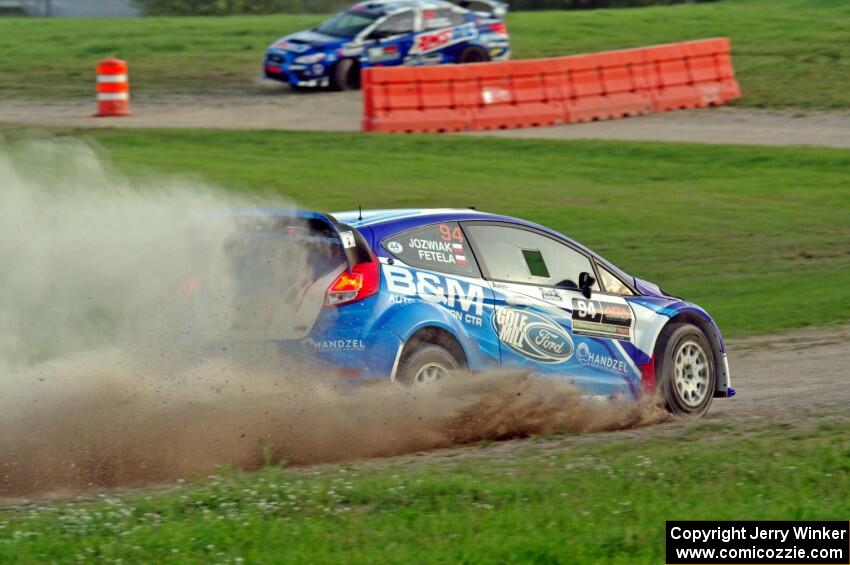 Piotr Fetela / Dominik Jozwiak Ford Fiesta on SS1. Jeff Seehorn / Cody Crawford Subaru WRX STi on SS2.