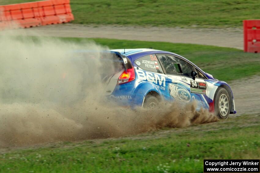 Piotr Fetela / Dominik Jozwiak Ford Fiesta on SS1.