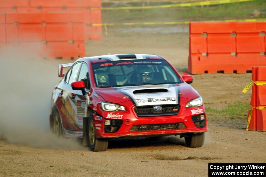 Matt Dickinson / Daniel Piker Subaru WRX STi on SS1.