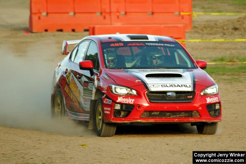 Matt Dickinson / Daniel Piker Subaru WRX STi on SS1.