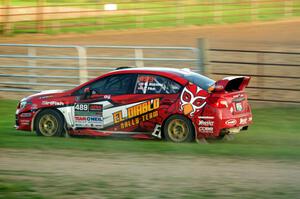 Matt Dickinson / Daniel Piker Subaru WRX STi on SS1.