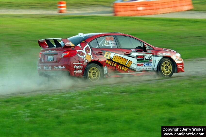 Matt Dickinson / Daniel Piker Subaru WRX STi on SS1.