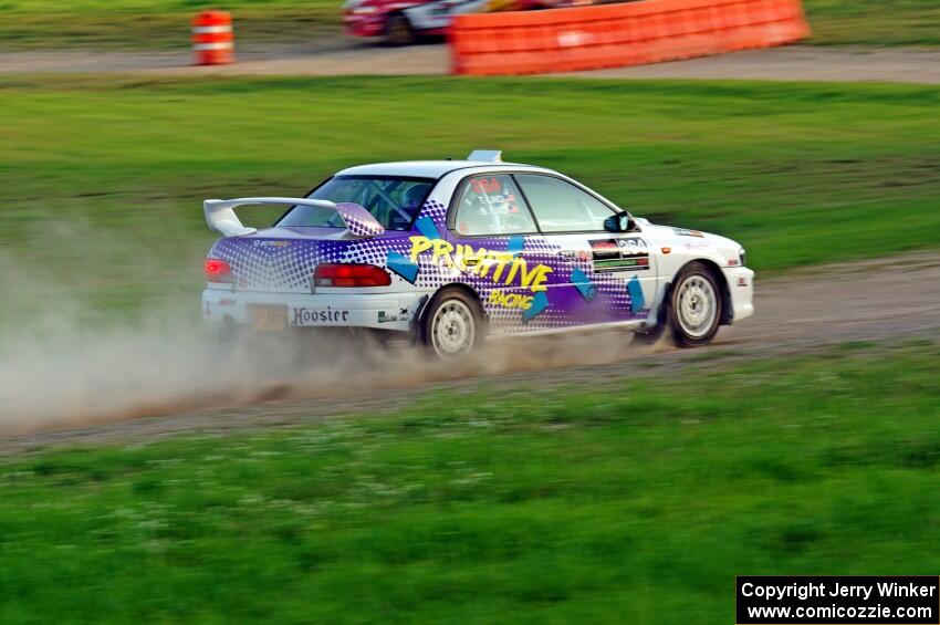 Blake Lind / Tricia Lind Subaru Impreza on SS1.