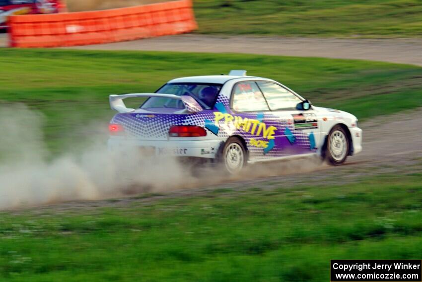 Blake Lind / Tricia Lind Subaru Impreza on SS1.