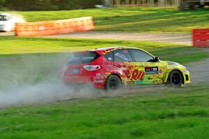 Lauchlin O'Sullivan / Scott Putnam Subaru WRX STi on SS1.