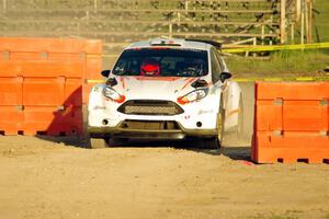 Frank Cunningham / Martin Brady Ford Fiesta on SS1.