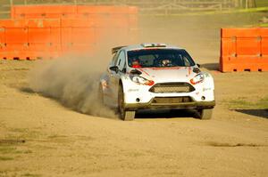 Frank Cunningham / Martin Brady Ford Fiesta on SS1.