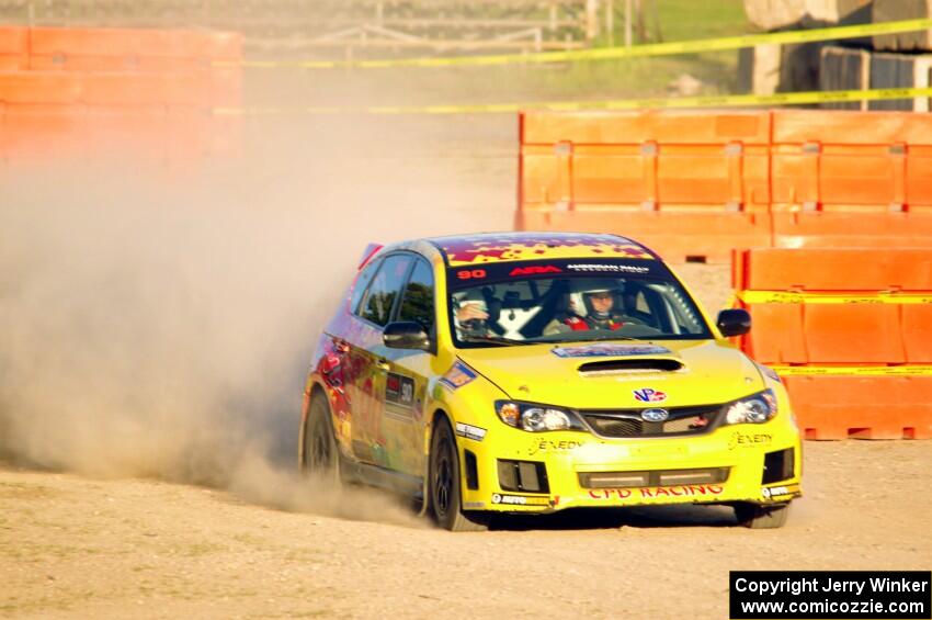 Lauchlin O'Sullivan / Scott Putnam Subaru WRX STi on SS1.