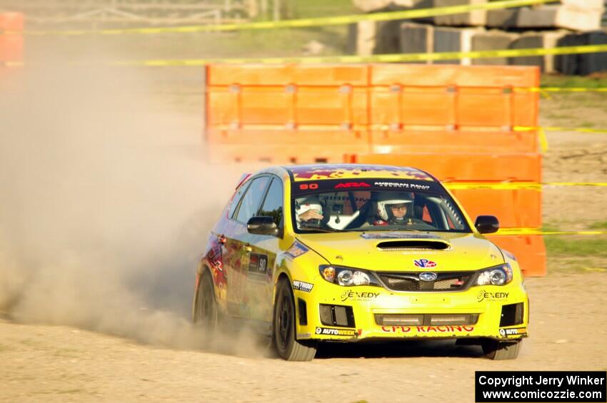 Lauchlin O'Sullivan / Scott Putnam Subaru WRX STi on SS1.