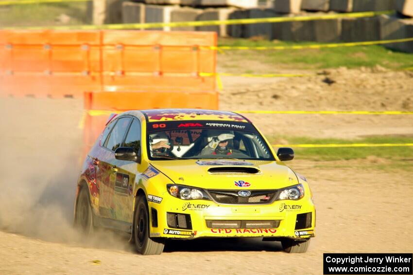 Lauchlin O'Sullivan / Scott Putnam Subaru WRX STi on SS1.