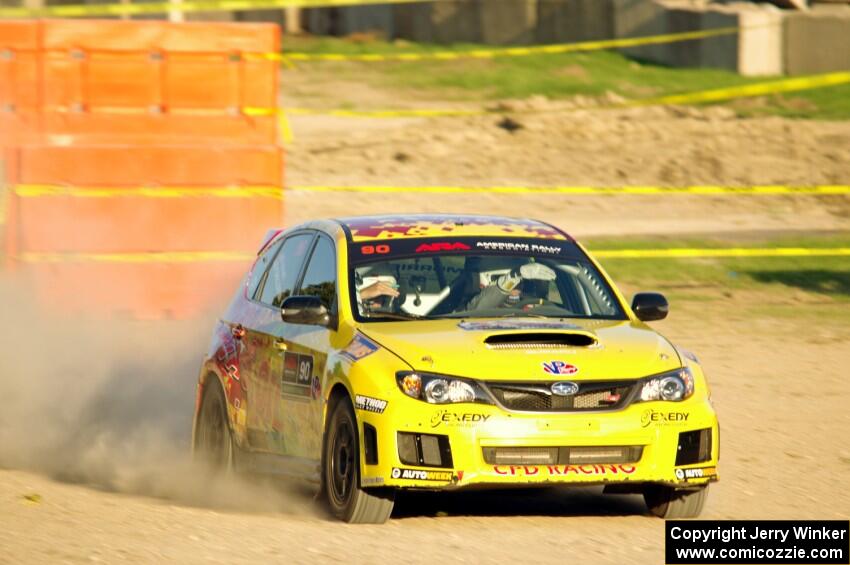 Lauchlin O'Sullivan / Scott Putnam Subaru WRX STi on SS1.