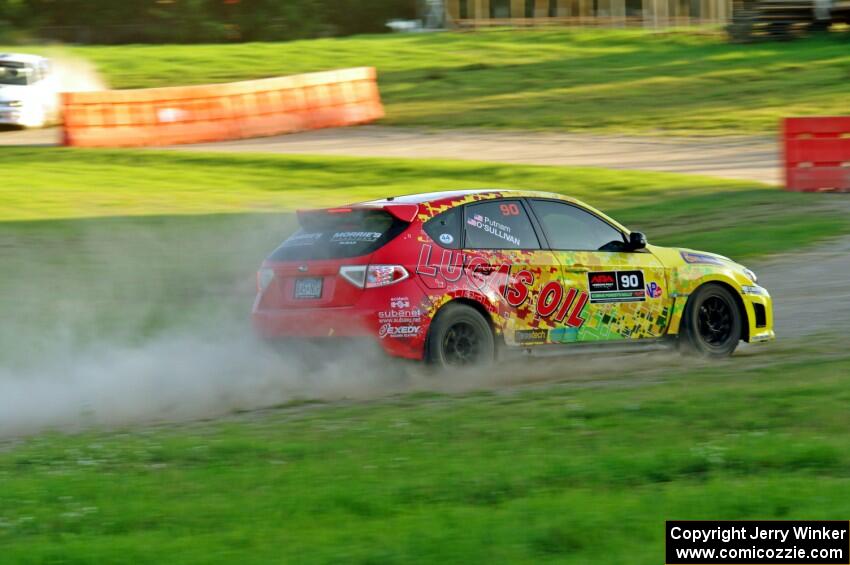 Lauchlin O'Sullivan / Scott Putnam Subaru WRX STi on SS1.