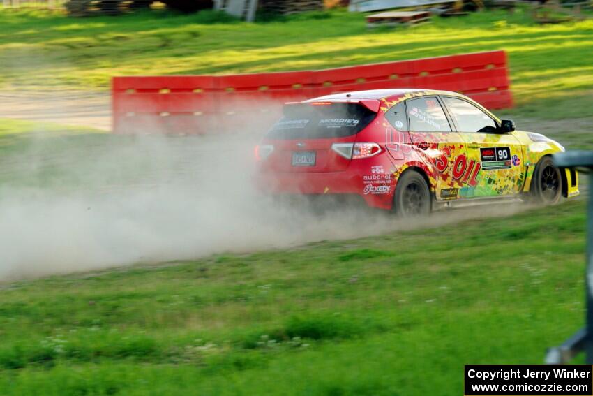 Lauchlin O'Sullivan / Scott Putnam Subaru WRX STi on SS1.