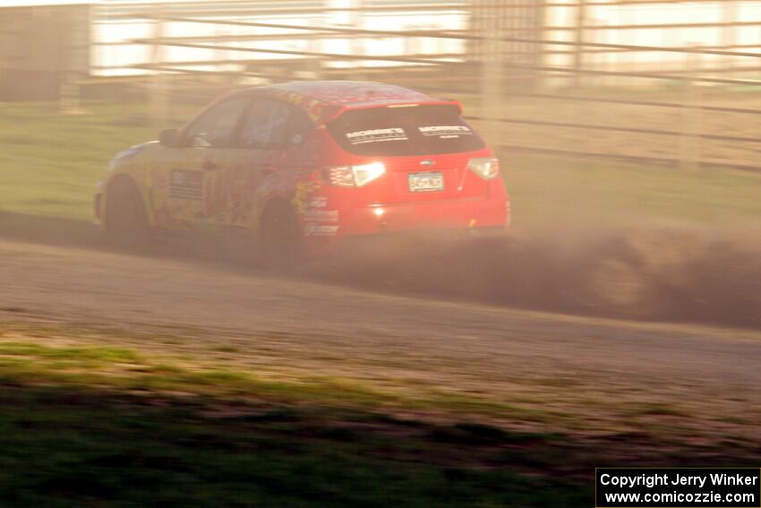 Lauchlin O'Sullivan / Scott Putnam Subaru WRX STi on SS1.