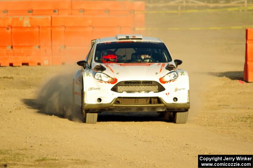 Frank Cunningham / Martin Brady Ford Fiesta on SS1.