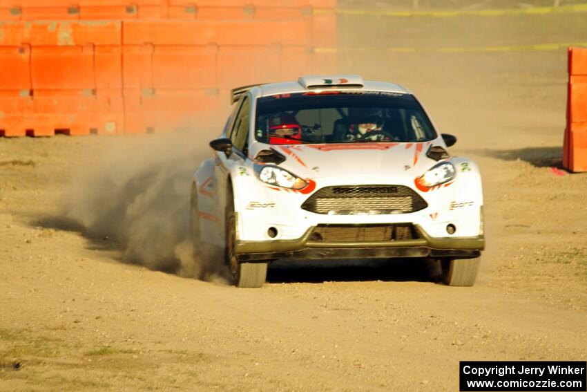 Frank Cunningham / Martin Brady Ford Fiesta on SS1.