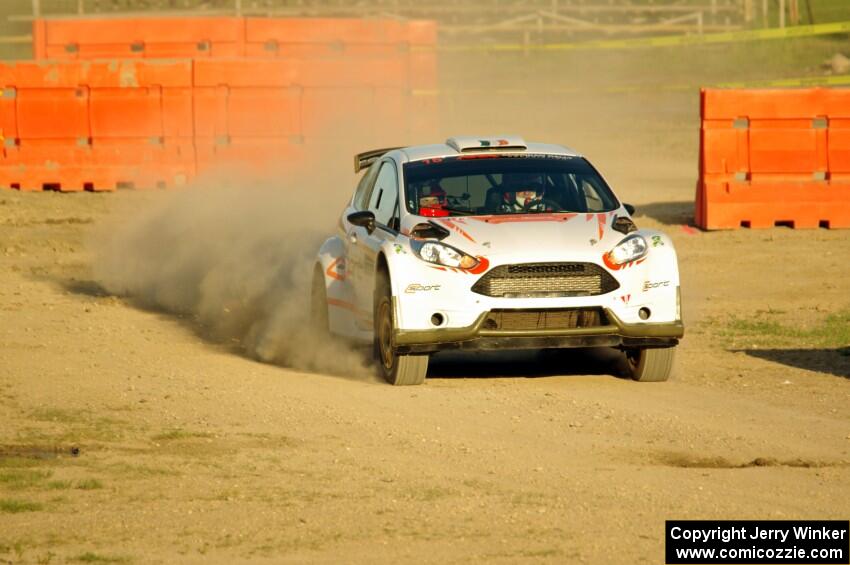 Frank Cunningham / Martin Brady Ford Fiesta on SS1.